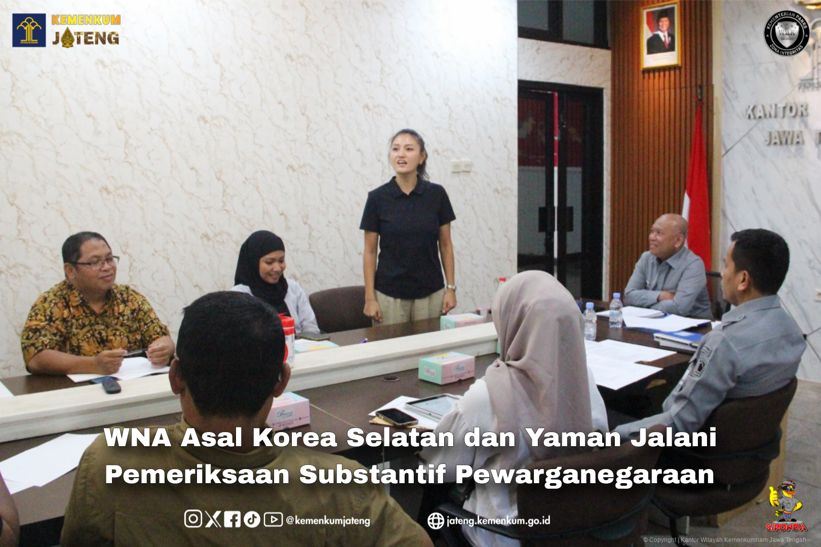 WNA Asal Korea Selatan dan Yaman Jalani Pemeriksaan Substantif Pewarganegaraan