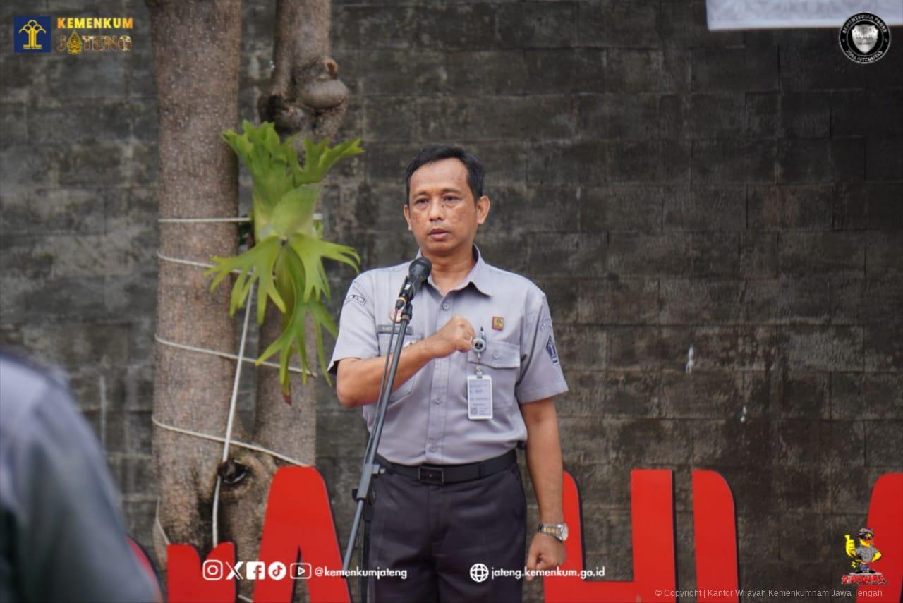 Apel pagi Kantor Wilayah Kementerian Hukum Jawa Tengah