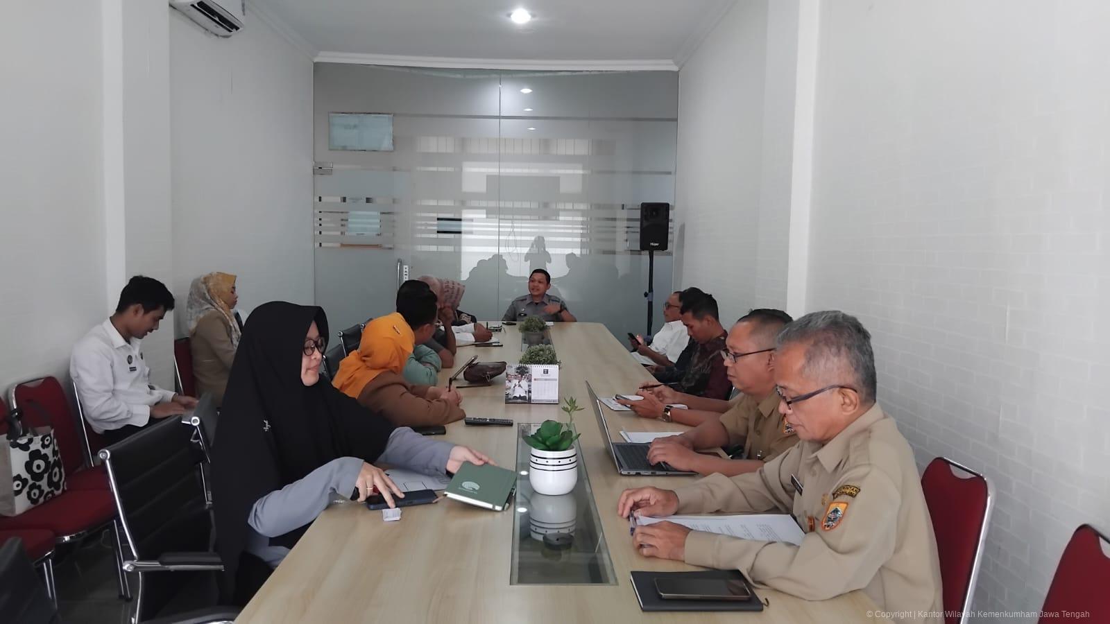 Kanwil Kemenkum Jateng Terima Kunjungan Bapemperda DPRD Kabupaten Pemalang